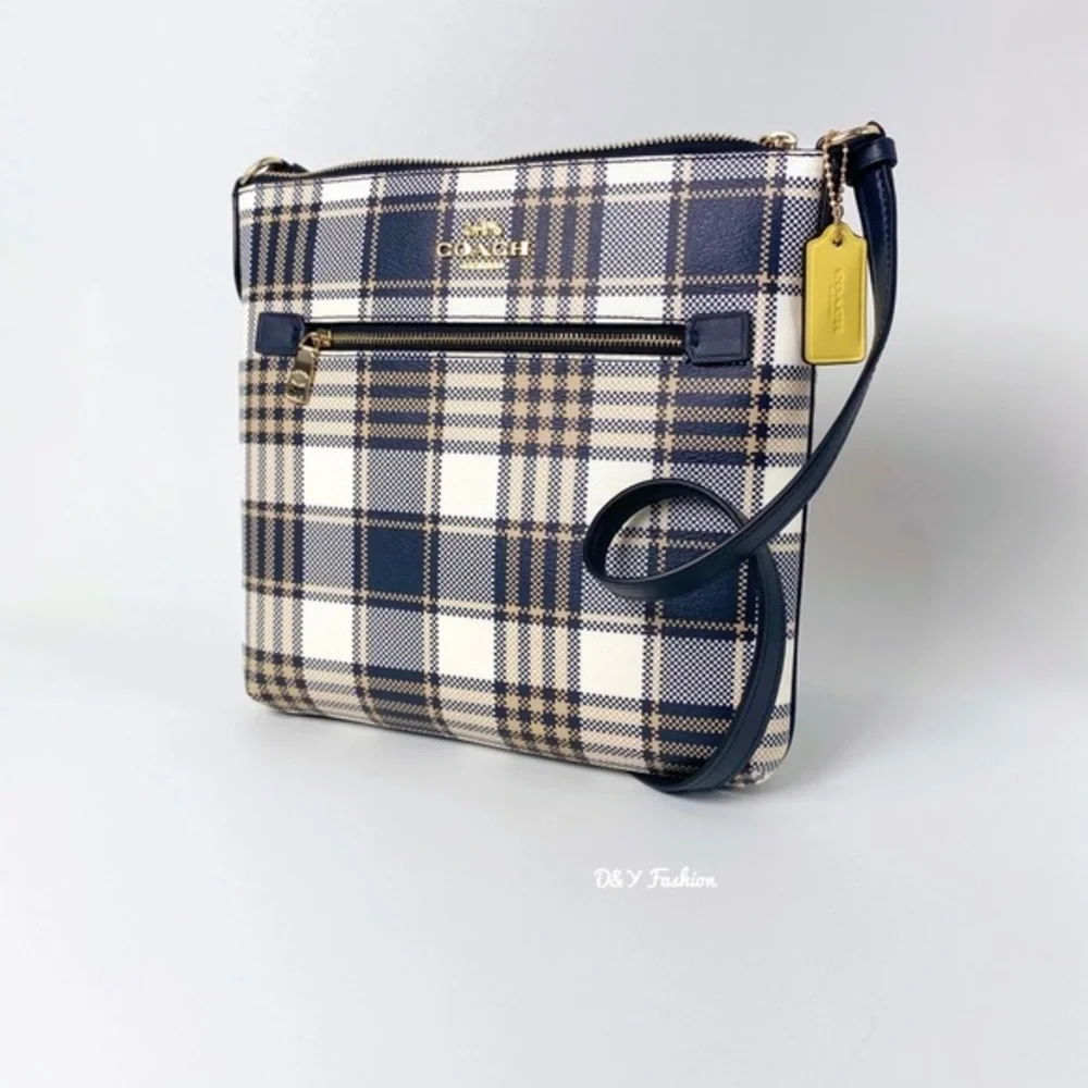 Coach Handbag Rowan File Crossbody Bag With Matching Wristlet Wallet set - Picture 4 of 14